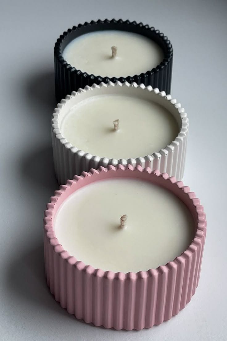 Fondant Flower Candle 3